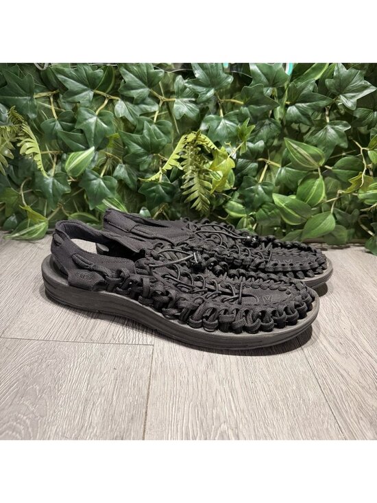 Keen Other - Keen Uneek Men Sandals Sz 14 Black Toggle Comfort Ankle Strap Sport Shoes